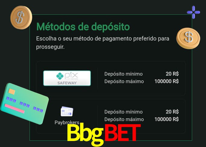 O cassino Bbgbet oferece uma grande variedade de métodos de pagamento